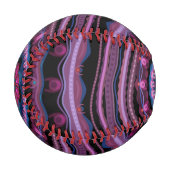 Blue Pink Lilac Mandala Baseball (Vorderseite Links)