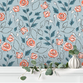 Blue Pink Niedlich Baby Girl Tapete