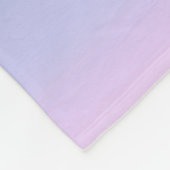 Blue-pink Ombre . Fleecedecke (Ecke)