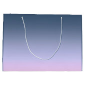 Blue-pink Ombre . Große Geschenktüte (Rückseite)