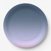 Blue-pink Ombre . Pappteller (Vorderseite)