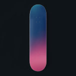 Blue Pink Ombre Skateboard<br><div class="desc">ombre blau bis rosa</div>