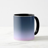 Blue-pink Ombre . Tasse (VorderseiteRechts)