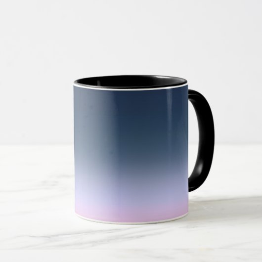 Blue-pink Ombre . Tasse (VorderseiteRechts)