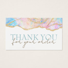 Blue Pink Opal danke Ihnen Discount Card