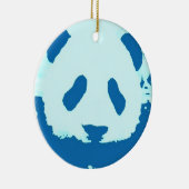 Blue Pink Panda Weihnachtsbaum Ornament (Rechts)