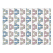 Blue Pink Staffordshire Dogs Ginger Jars Jar Tischdecke (Vorderseite (Horizontal))