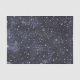 Blue & Pink Starry Night Sky Celestial Baby Dusche Seidenpapier