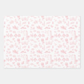 Blue Pink und Green Charleston Toile Geschenkpapier Set (Vorderseite 2)