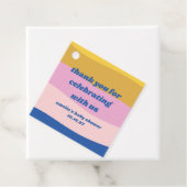 Blue Pink Yellow Custom Niedlich Baby Dusche Viele Geschenkanhänger (Beispiel)