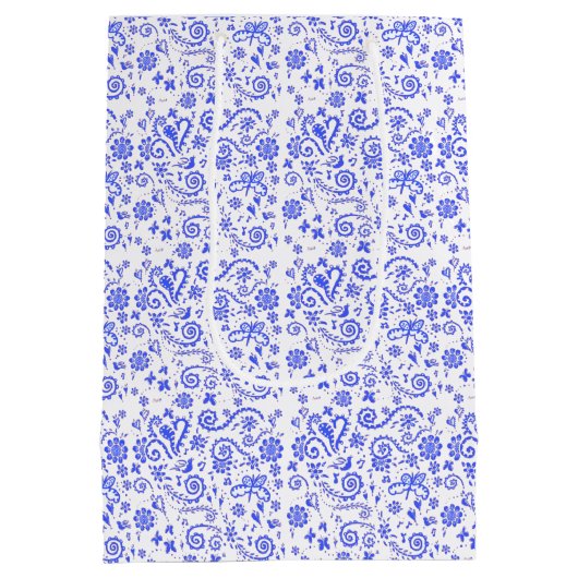 Blue-Pip-Geschenktasche Mittlere Geschenktüte (Rückseite)