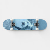 Blue Pit Bull Skateboard (Horizontal)