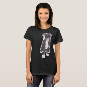 Blue Pit Bull T-Shirt (Vorne ganz)