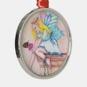 Blue Pixie Ornament (Rechts)