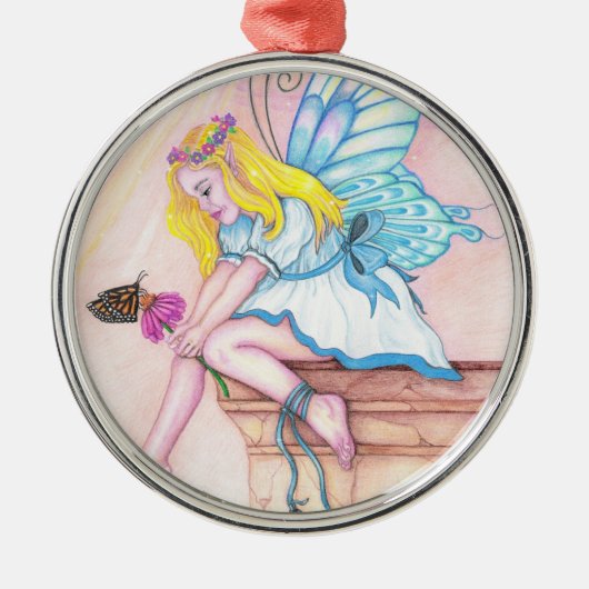 Blue Pixie Ornament (Vorne)