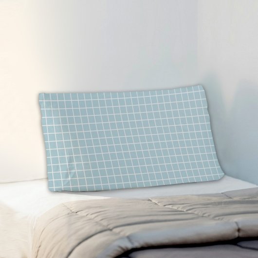 Blue Plaid Pattern Pillowcase Kissenbezug