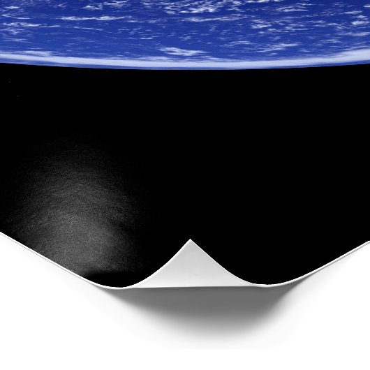 Blue Planet Earth Poster (Ecke)