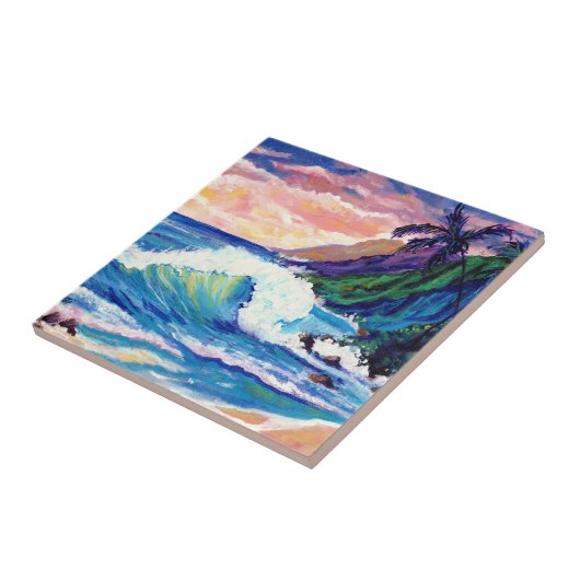 Blue Plantation Hütte am Strand Fliese (Seite)