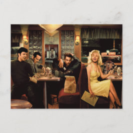 Blue Plate Postkarte