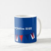 Blue Platinum 2022 Jubilee Coffee Tasse (VorderseiteRechts)