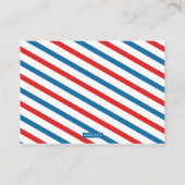 Blue Platzkarte Postdienst (Rückseite)