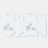 Blue Playful Elephants Geschenkschachtel (Ungeklappt)