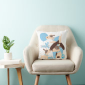 Blue Playful Puppies Pillow Kissen (Stuhl )