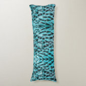 Blue plumage - cool feather design seitenschläferkissen (Vorderseite Vertikal)