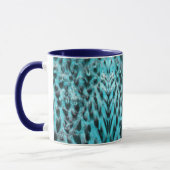 Blue plumage - cool feather design tasse (Links)