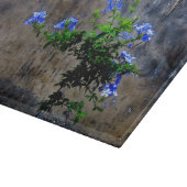 Blue Plumbago Blume Schneidebrett (Ecke)