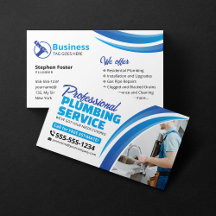 Blue Plumbing Service Repair Plumber Contractor