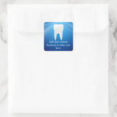 Blue Plunge Dental / Dentin Office Custom Sticker (Tasche)