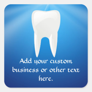Blue Plunge Dental / Dentin Office Custom Sticker