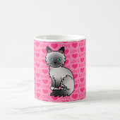 Blue Point Birman / Ragdoll Cat Liebe Kaffeetasse (Mittel)