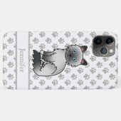 Blue Point Birman / Ragdoll Niedlich Cat & Name Case-Mate iPhone Hülle (Rückseite (Horizontal))