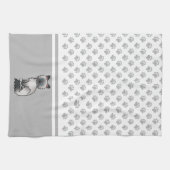 Blue Point Birman / Ragdoll Niedlich Cat & Paws Geschirrtuch (Horizontal)