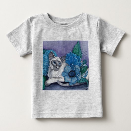 Blue Point Siamese Baby T-shirt (Vorderseite)