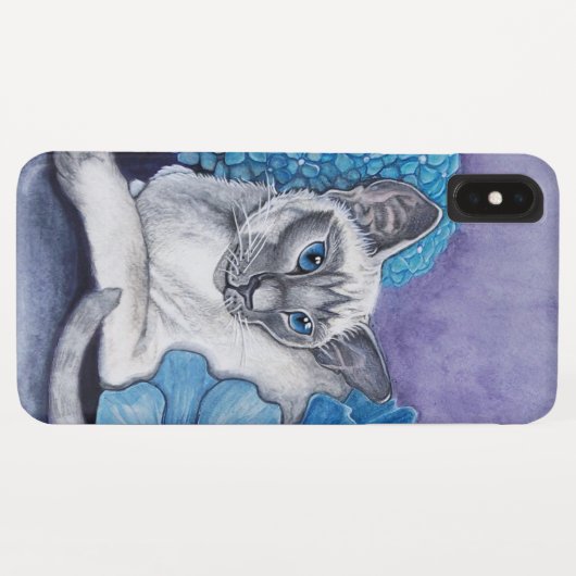 Blue Point Siamese Cat Case-Mate iPhone Case (Rückseite (Horizontal))