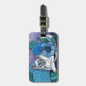 Blue Point Siamese Cat Gepäckanhänger (Vorderseite vertikal)