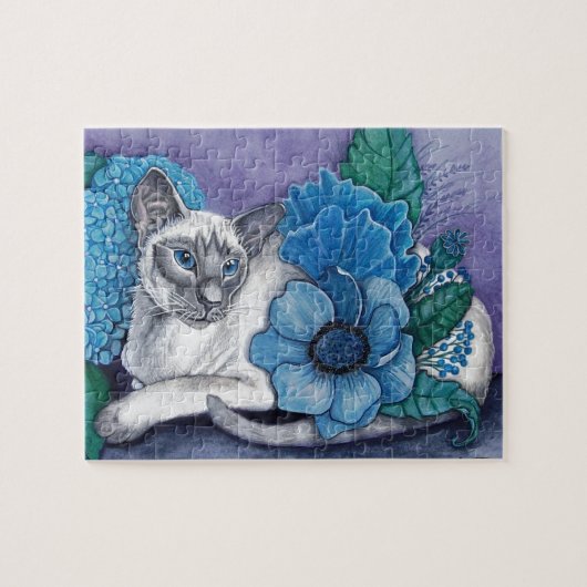 Blue Point Siamese Cat Puzzle (Horizontal)