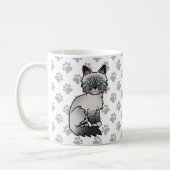 Blue Point Tabby Birman / Ragdoll Niedlich Cat & P Kaffeetasse (Links)