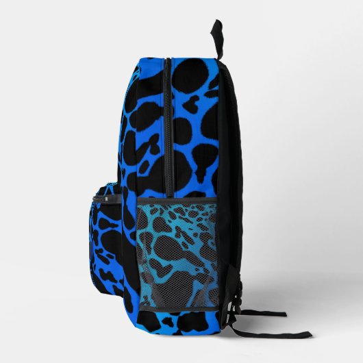 Blue Poison Dart Frog Bedruckter Rucksack (Rechts)