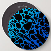 Blue Poison Dart Frog Button (Vorne & Hinten)