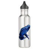 Blue Poison Dart Frog Edelstahlflasche (Links)