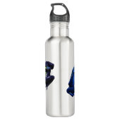 Blue Poison Dart Frog Edelstahlflasche (Rückseite)