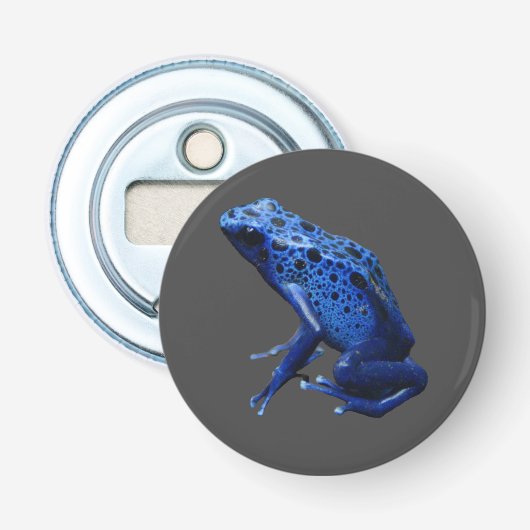 Blue Poison Dart Frog Flaschenöffner (Vorderseite)