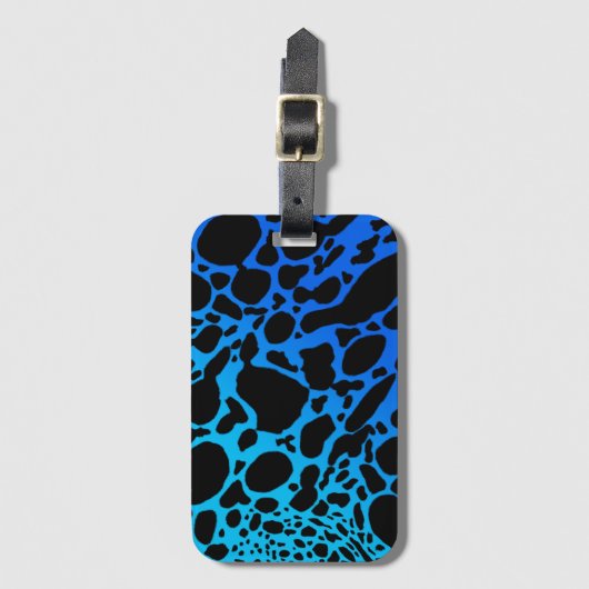 Blue Poison Dart Frog Gepäckanhänger (Vorderseite Vertikal)