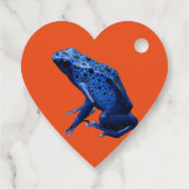 Blue Poison Dart Frog Geschenkanhänger (Rückseite)