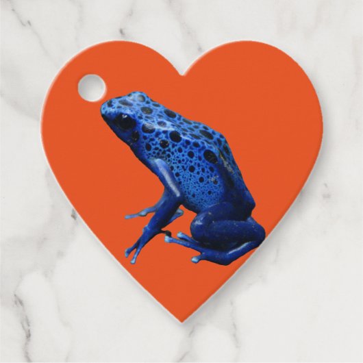 Blue Poison Dart Frog Geschenkanhänger (Vorderseite)