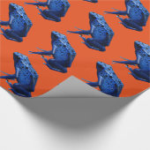 Blue Poison Dart Frog Geschenkpapier (Ecke)